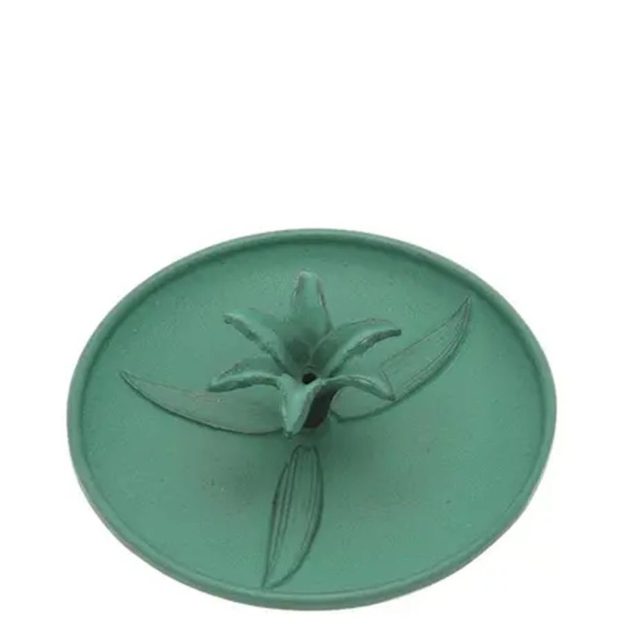 Miya Company Incense Holder Green Lily | Incense