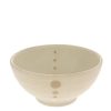 Miya Company Satin White Dots 7-1/4" Bowl | Medium Bowls