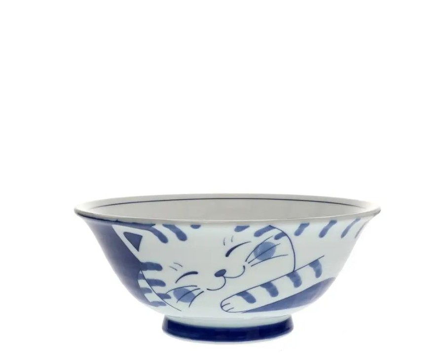 Miya Company Blue Cats 7.5" Bowl | Bowls