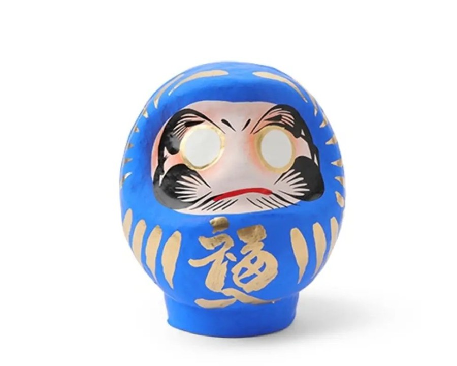 Miya Company Daruma Blue Achievement 3-3/4" | Figurines