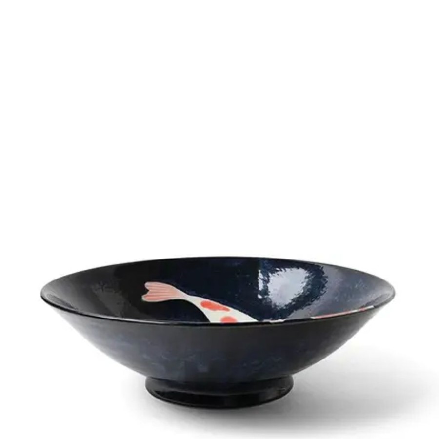 Miya Company Namako Koi 9.75" Serving Bowl | Serving Bowls & Plates