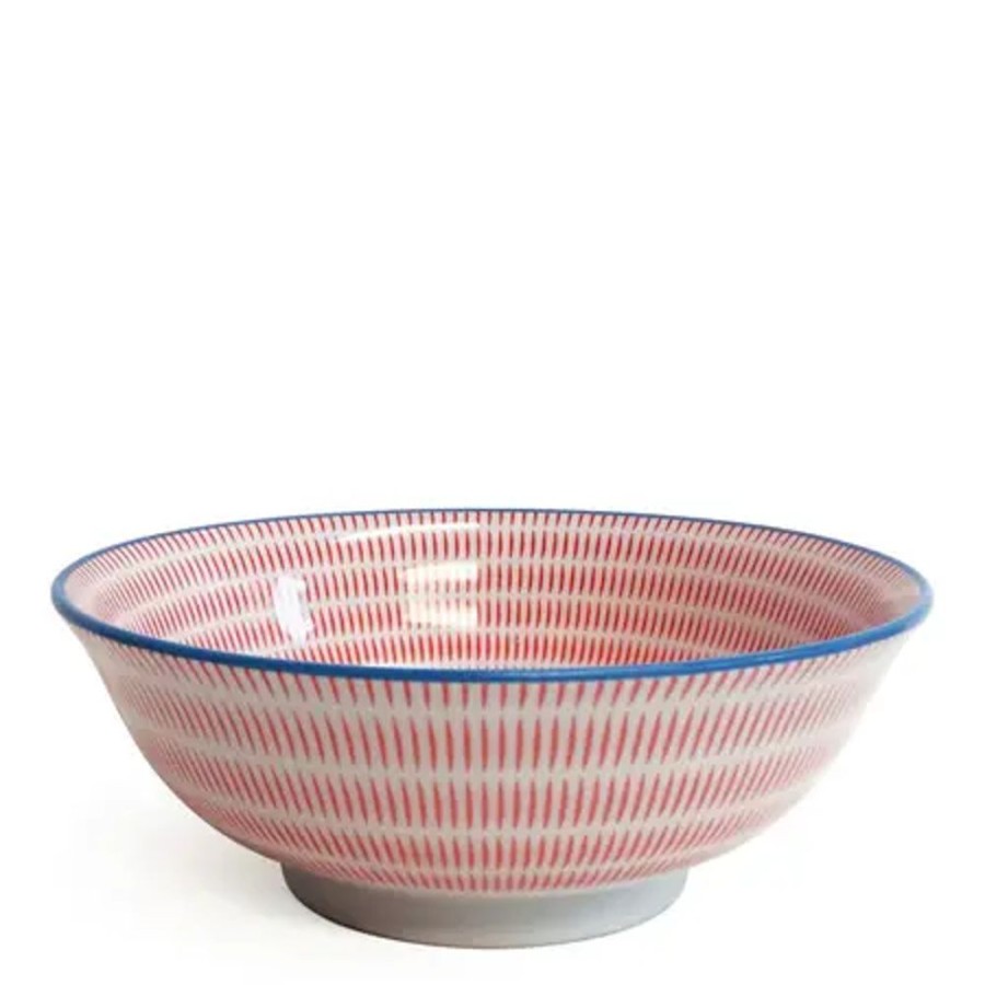 Miya Company Sen Colors 7.75" Bowl - Red | Large Bowls