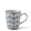 Miya Company Celadon Chevron 8 Oz. Mug | Mugs