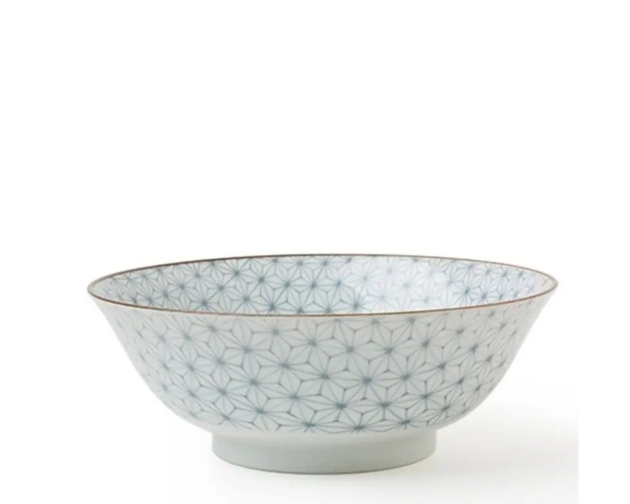 Miya Company Asanoha Colors 7.25" Bowl - Gray | Ramen Bowls