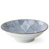 Miya Company Aizome Shima Ami 9.75" Serving Bowl | Serving Bowls & Plates