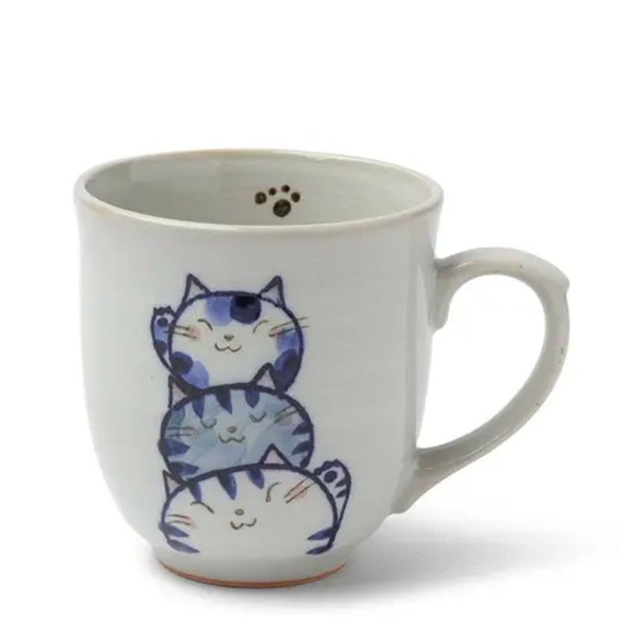 Miya Company Mug Cat Trio Blue | Cups/Mugs