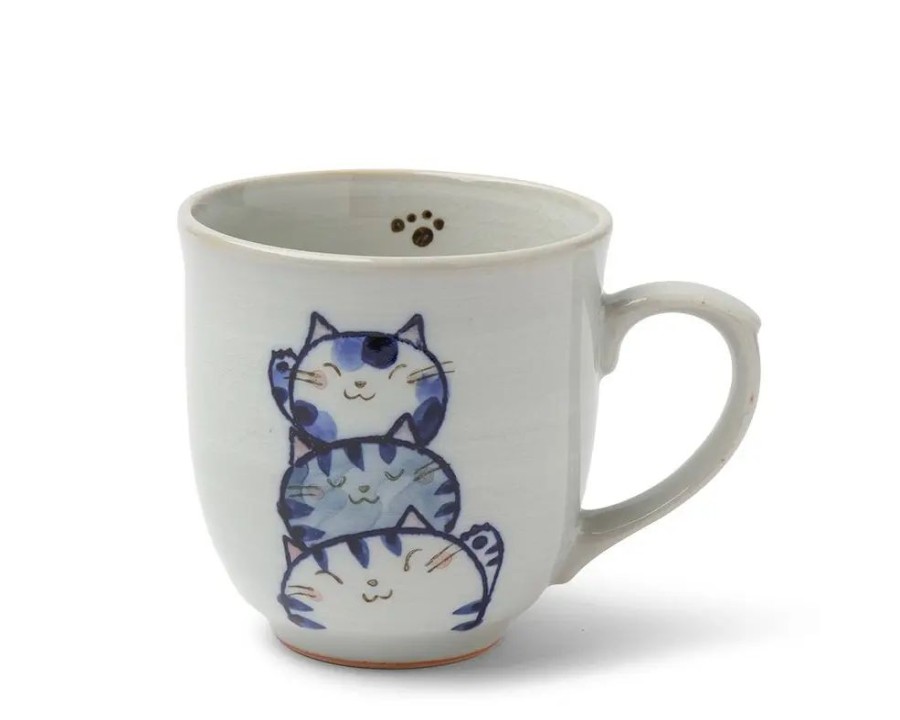 Miya Company Mug Cat Trio Blue | Cups/Mugs