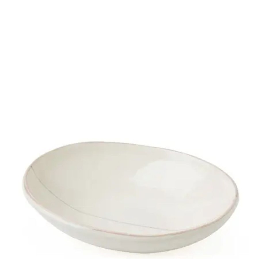 Miya Company Shiratama 6.5" X 5" Oval Bowl | Shallow Bowls