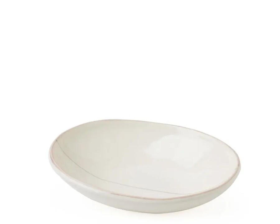 Miya Company Shiratama 6.5" X 5" Oval Bowl | Shallow Bowls