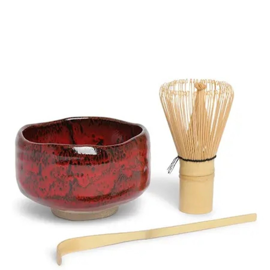 Miya Company Matcha Set Red | Matcha Bowls & Accessories