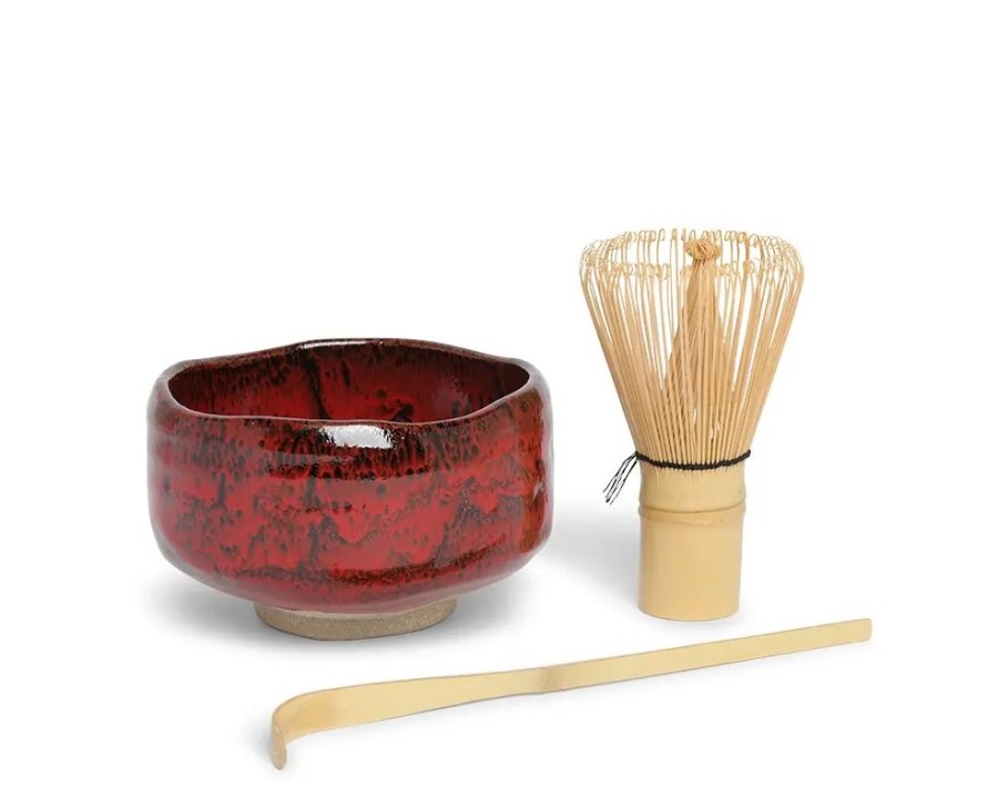 Miya Company Matcha Set Red | Matcha Bowls & Accessories