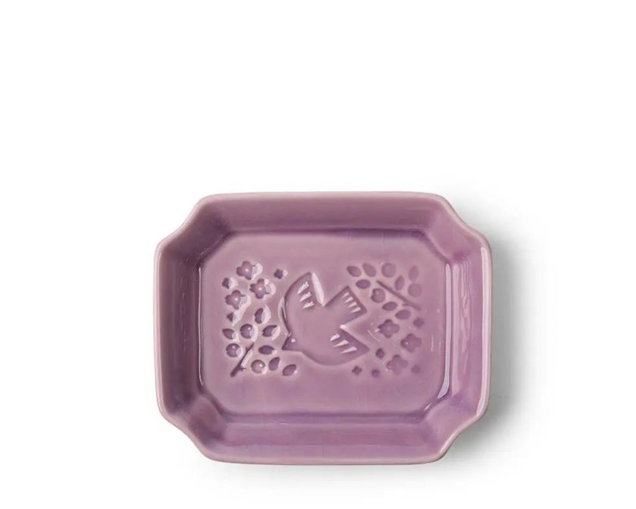 Miya Company Sauce Dish Bird Lavender | Other