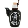 Miya Company Shoyu 8 Oz. Sauce Pot With Cork - Black | Sauce Pots