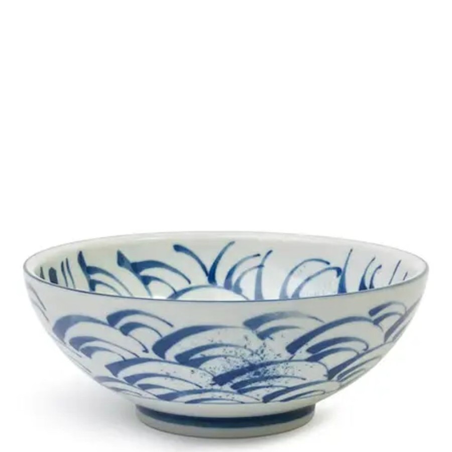 Miya Company Blue Wave 8.25" Bowl | Serving Bowls & Plates