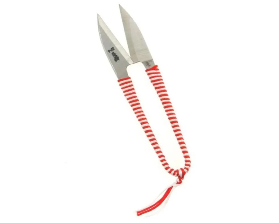 Miya Company Thread Scissors Red + White Handle | Hobby Accessories