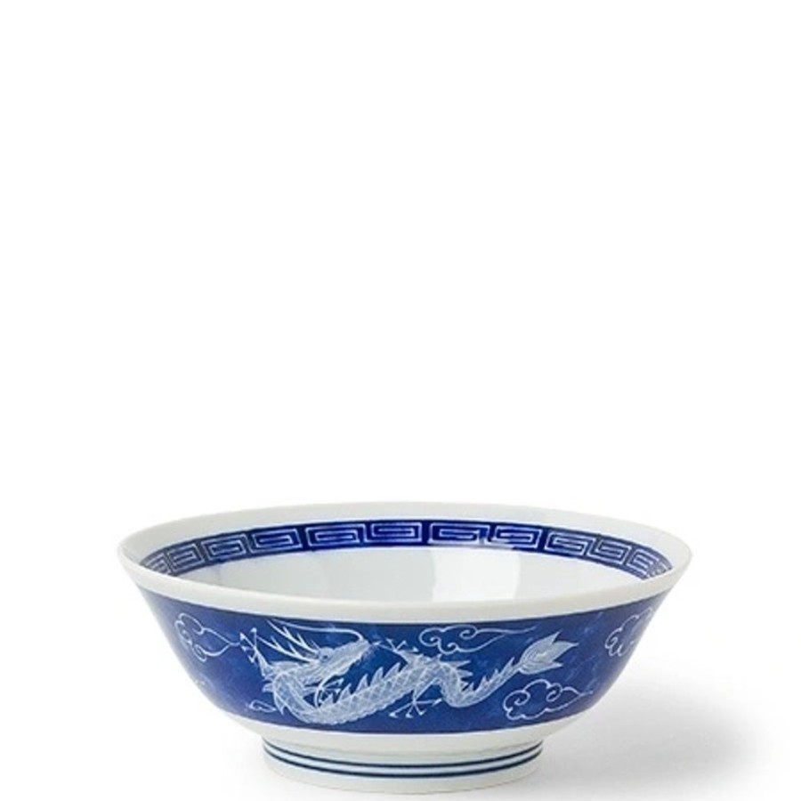 Miya Company Dragon Blue 7.75" Bowl | Ramen Bowls