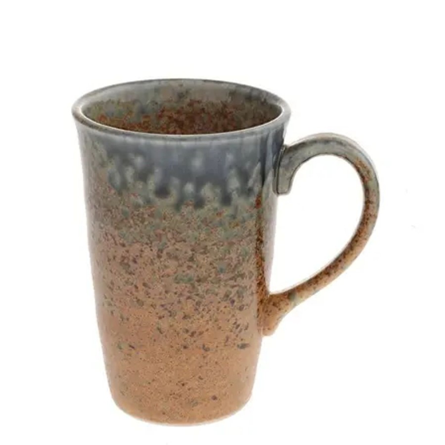 Miya Company Blue Sand Crackle Mug | Mugs