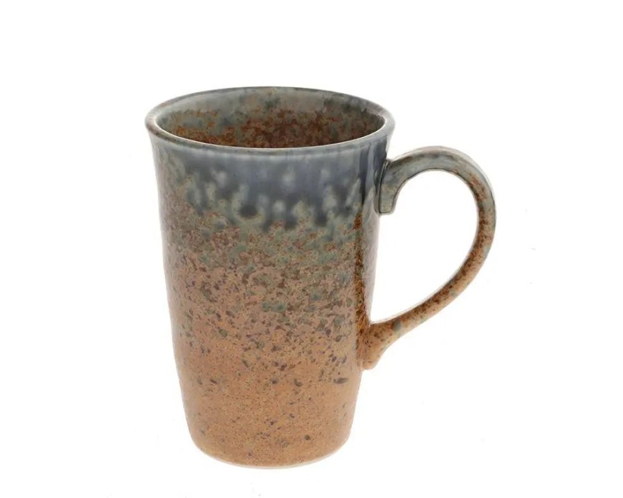 Miya Company Blue Sand Crackle Mug | Mugs