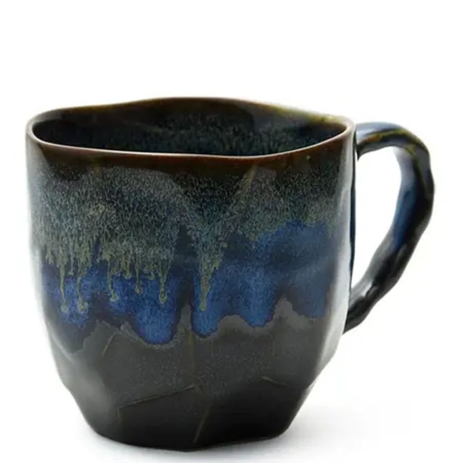 Miya Company Boulder Mug- Black & Blue | Mugs