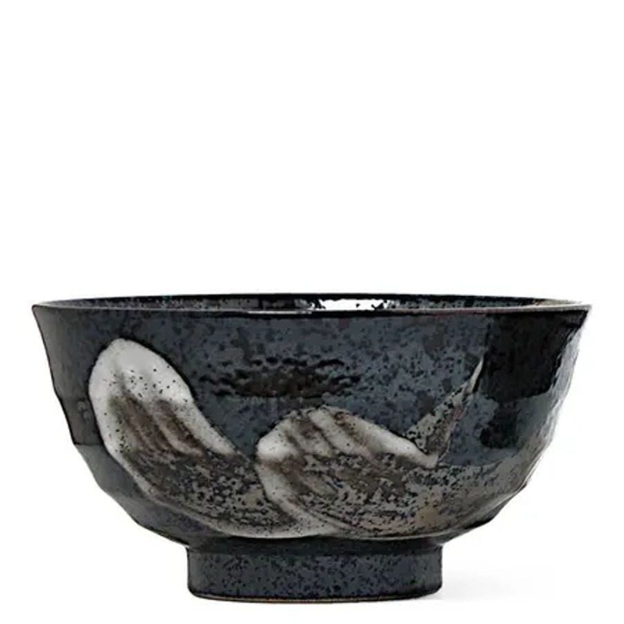 Miya Company Brush Stroke 6.75" Noodle Bowl | Ramen Bowls