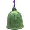 Miya Company Wind Chime Temple Bell Green 2-1/2" | Wind Chimes