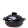 Miya Company Kikka Blue Donabe Casserole 10" | Donabe Casseroles