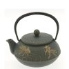 Miya Company Cast Iron Teapot Bronze Goldfish | Teapots - Cast Iron