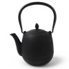 Miya Company Cast Iron Teapot Black Jujube 0.9L | Teapots - Cast Iron