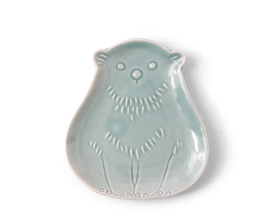 Miya Company Sauce Dish Bear Teal | Other