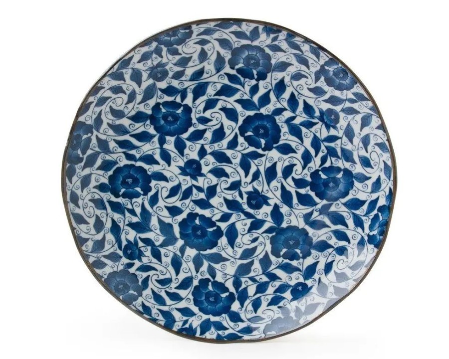 Miya Company Koimari Botan Karakusa Plate | Large Plates