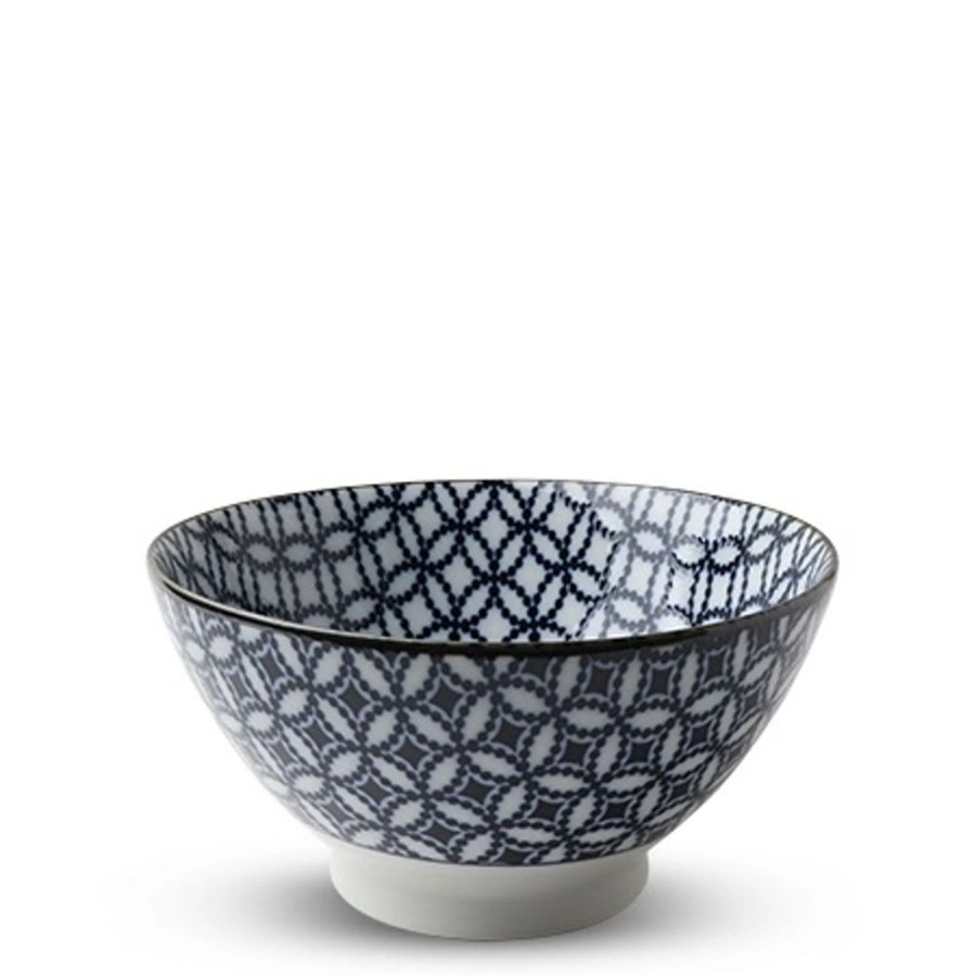 Miya Company Blue & White Shippou 7" Noodle Bowl | Ramen Bowls