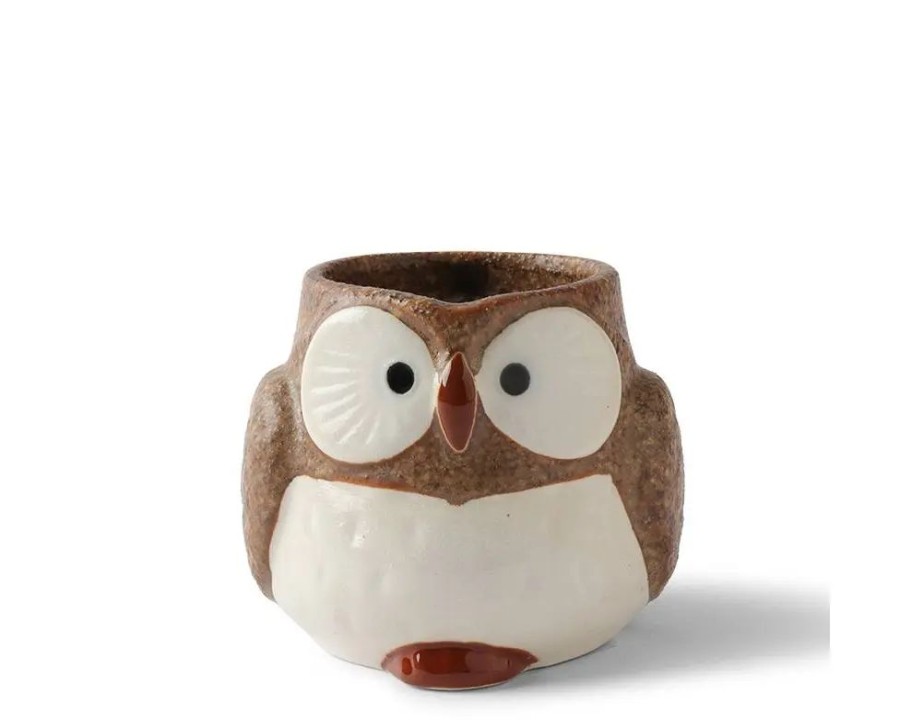 Miya Company Mug Owl Brown 11 Oz. | Cups/Mugs