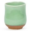 Miya Company Crackle Green Teacup | Teacups