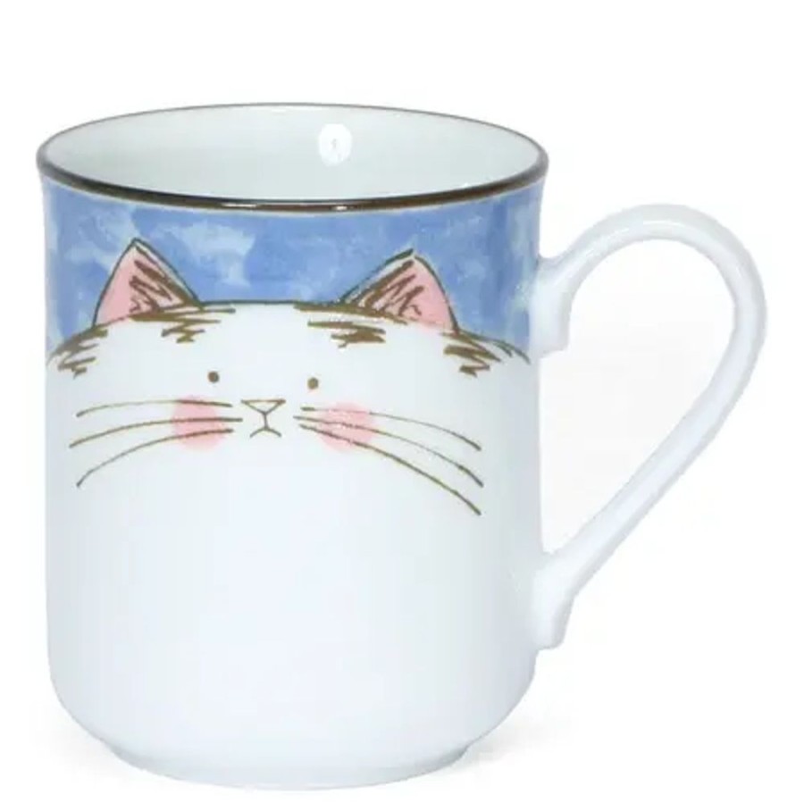 Miya Company Blue Cat Mug | Cats