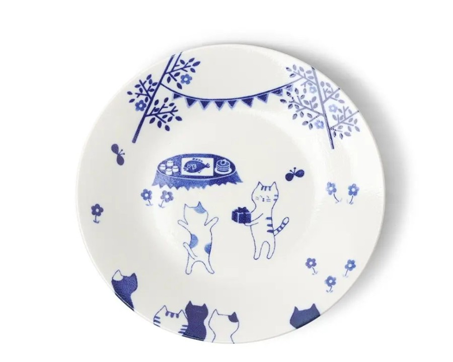 Miya Company Cat Party 9-1/2" Plate | Plates