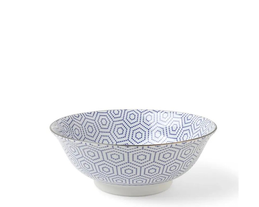 Miya Company Bowl Indigo Tortoise Shell Ramen | Ramen Bowls