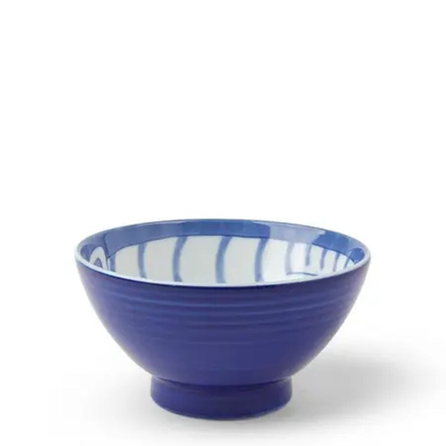 Miya Company Bowl Rice Cat Blue Tabby 4-5/8" | Bowls