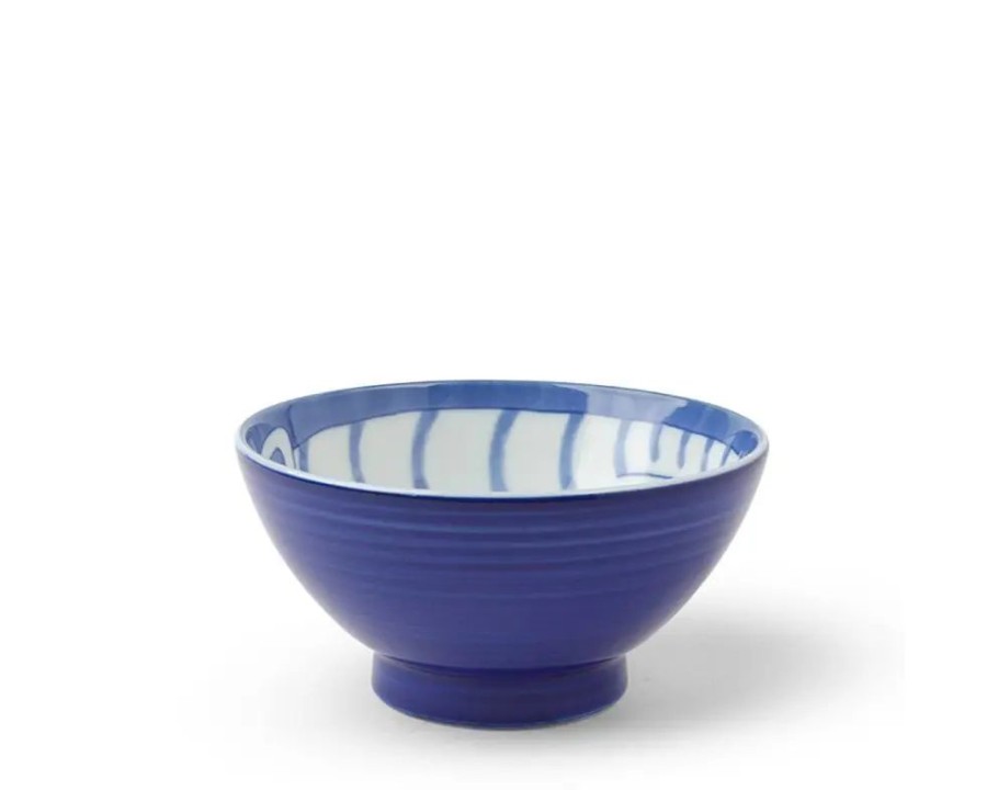 Miya Company Bowl Rice Cat Blue Tabby 4-5/8" | Bowls