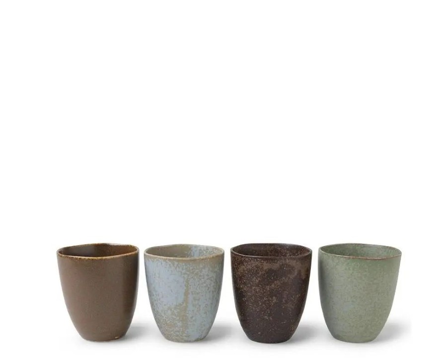 Miya Company Teacup Pacific Forest Matte Set Of 4 | Cup/Mug Sets