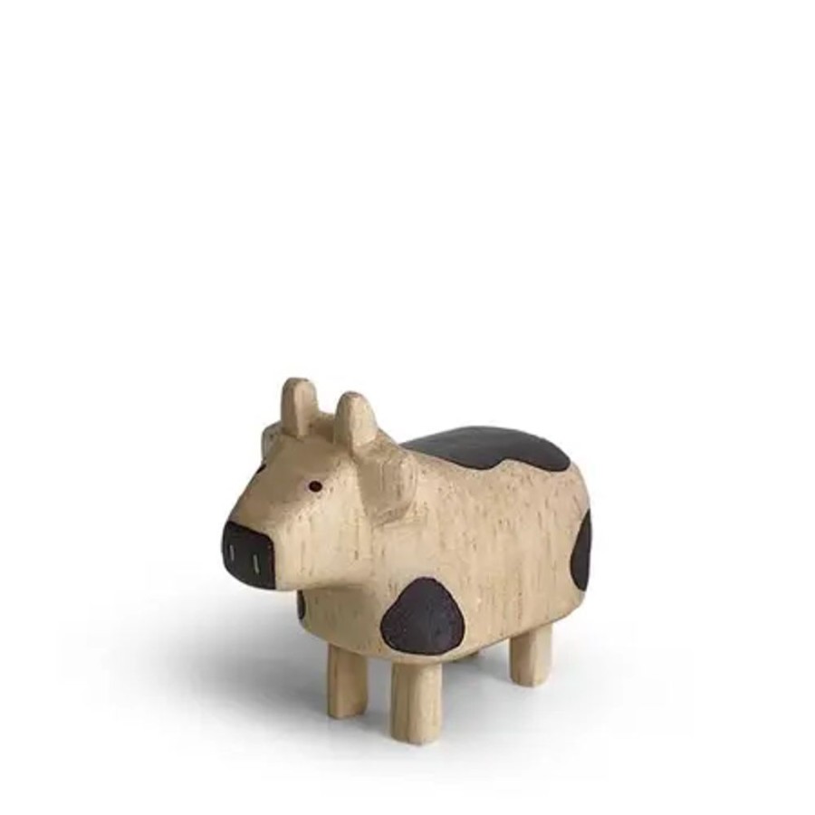 Miya Company T-Lab Wooden Animal Zodiac Cow | Other