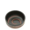 Miya Company Sauce Dish Black Caramel Swirl | Sauce Dishes