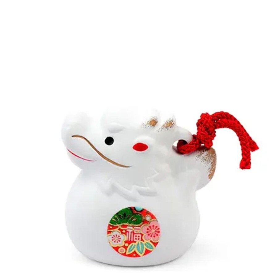 Miya Company Figurine Dragon White With Cord | Zodiac