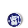 Miya Company Blue Fortune Cat 3.75" Sauce Dish | Plates