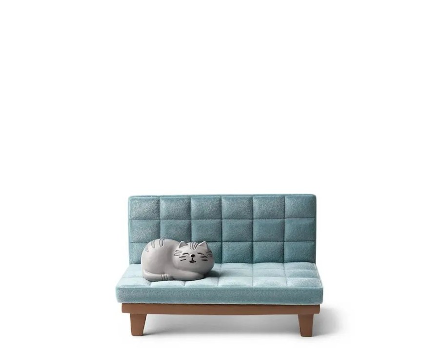 Miya Company Phone Stand Cat On Sofa Blue | Cats