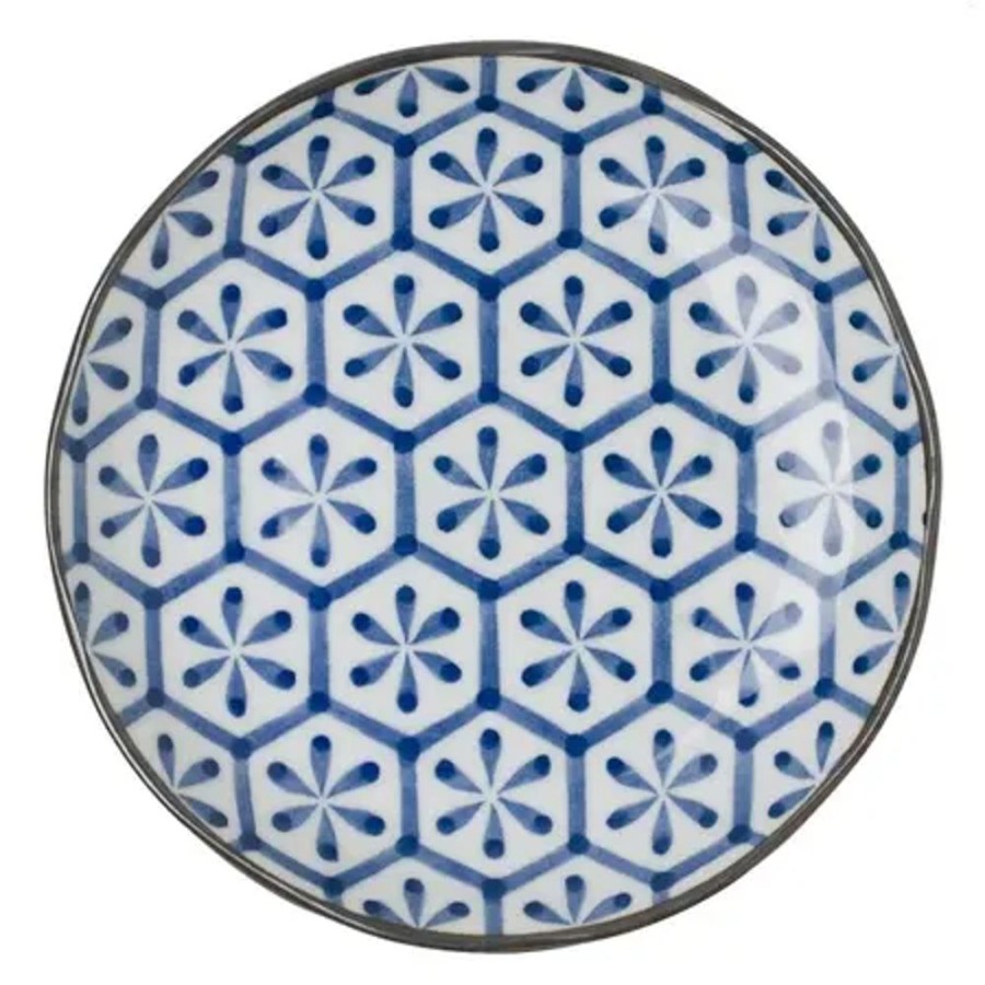 Miya Company Monyou 6.5" Hana Kikkou Plate | Medium Plates