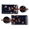 Miya Company Namako Pink Sakura Sushi For Two Set | Plate Sets