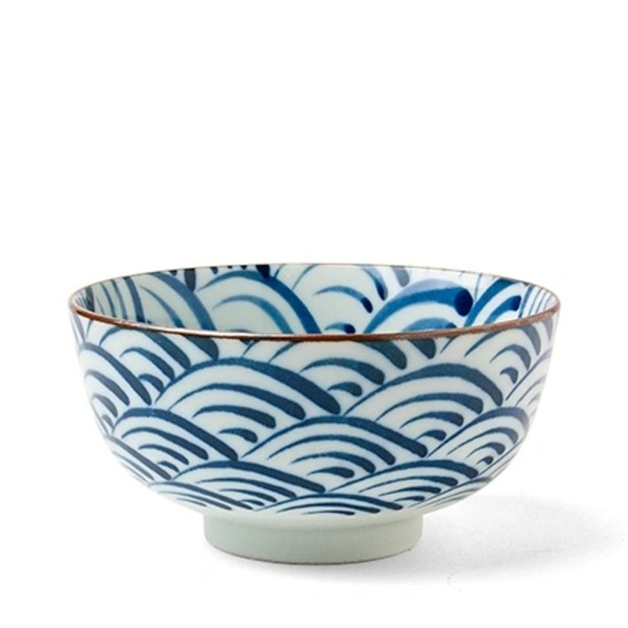 Miya Company Saikai Nami Waves 5.5" Bowl | Medium Bowls