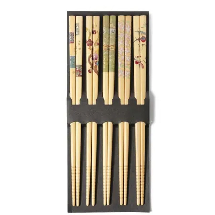 Miya Company Chopsticks Set Bamboo Seasons | Chopsticks