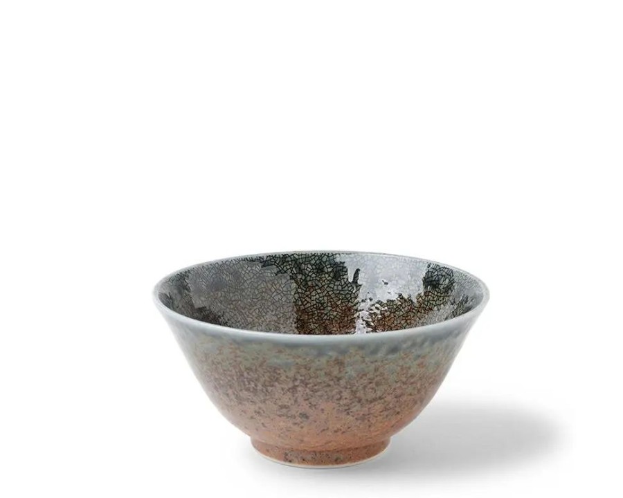 Miya Company Blue Sand Crackle Bowl 5-1/4" | Medium Bowls