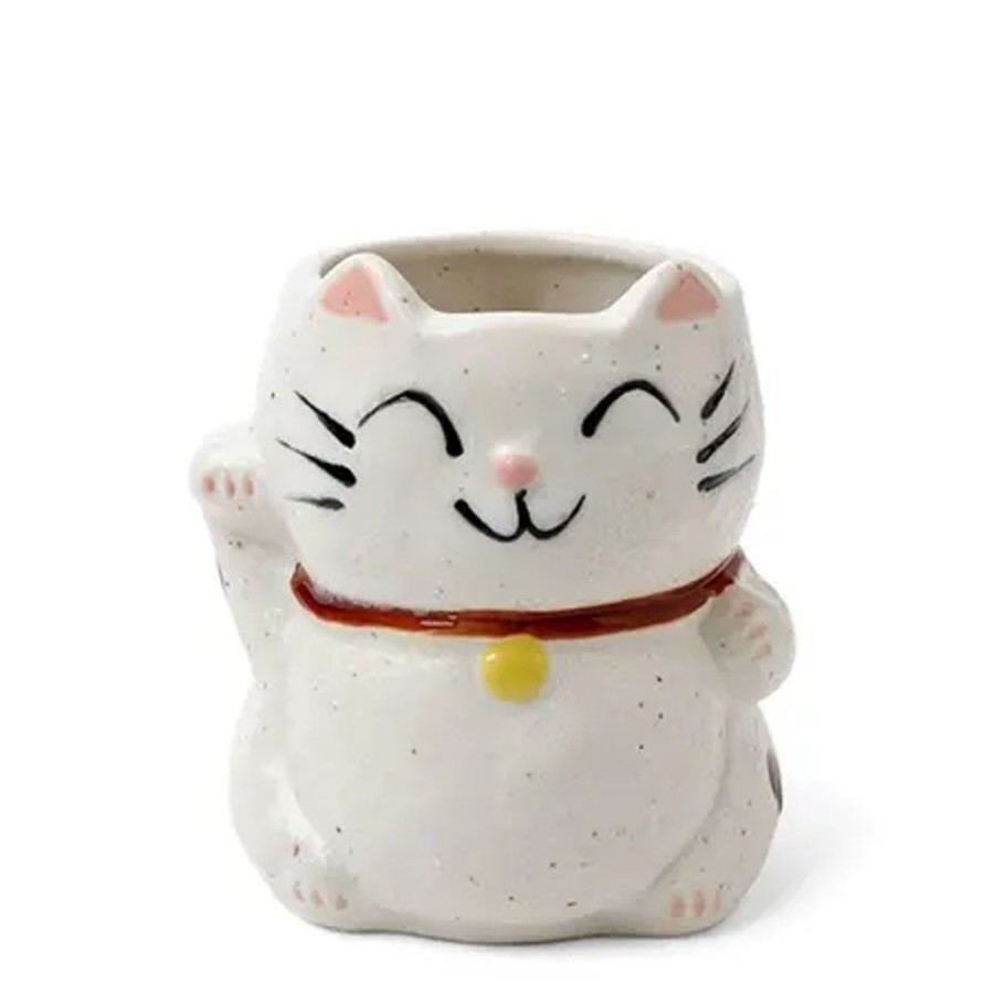 Miya Company Mug Cat White With Spots | Cups/Mugs